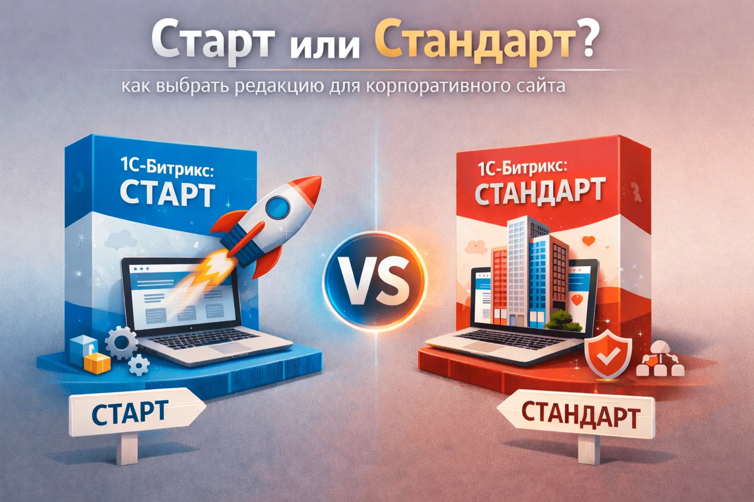 Старт или Стандарт: как выбрать редакцию для корпоративного сайта в Туле