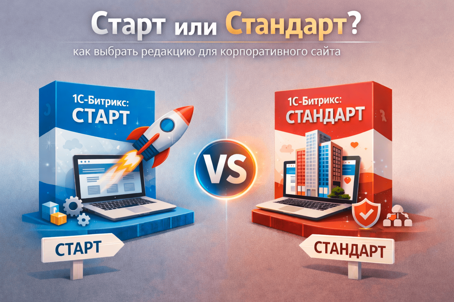 Старт или Стандарт: как выбрать редакцию для корпоративного сайта в Туле